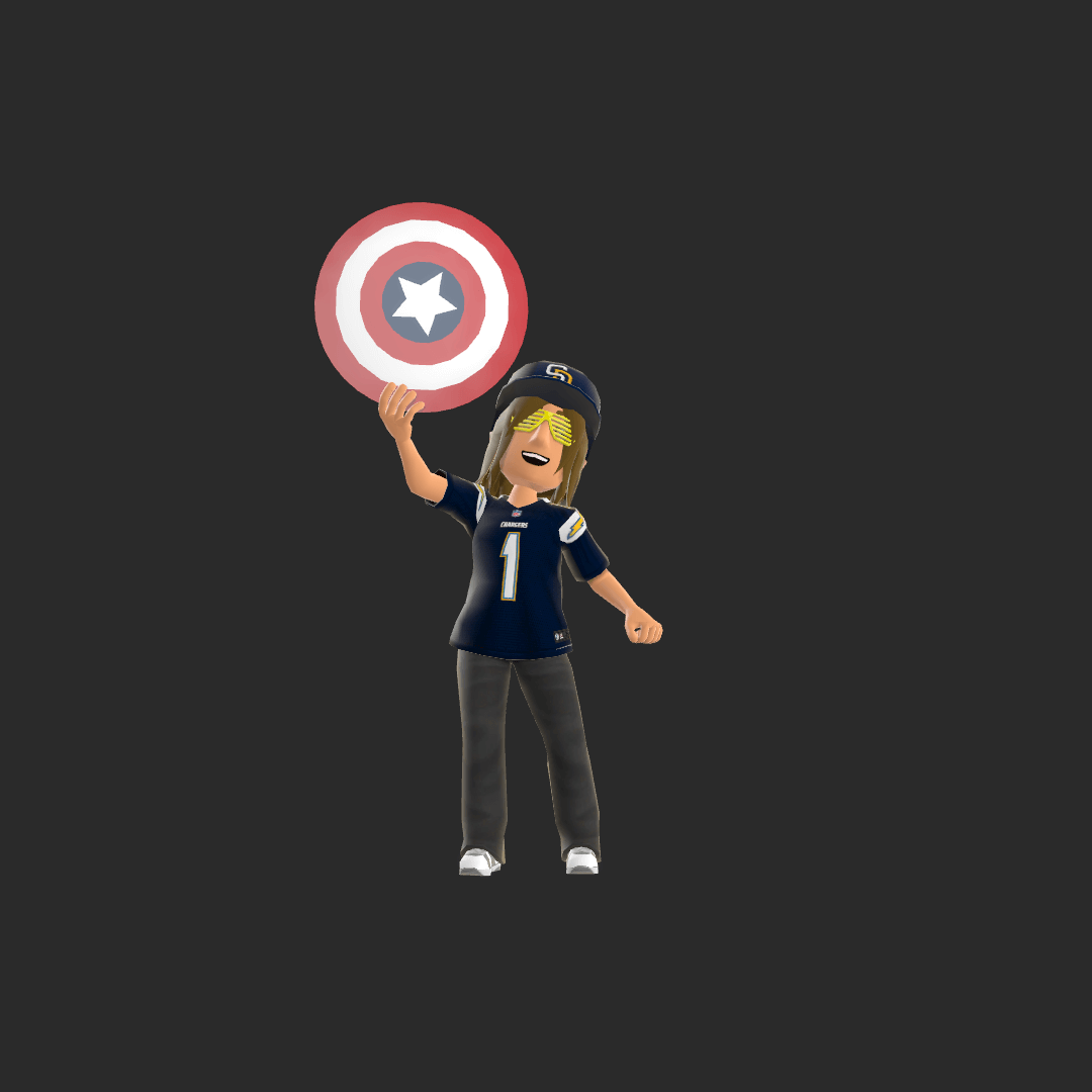 Melissa Popp Captain America shield Xbox avatar