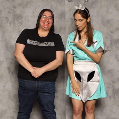 Melissa Popp and Melanie Scrofano