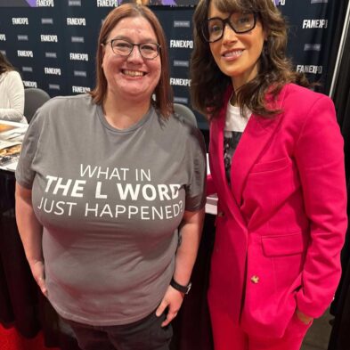 Melissa Popp and Jennifer Beals selfie