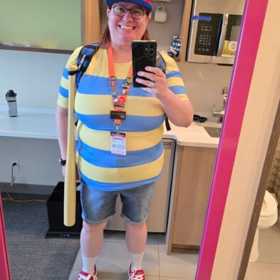 Melissa Popp as Ness from Super Smash Brothers, Earthbound, or Mother